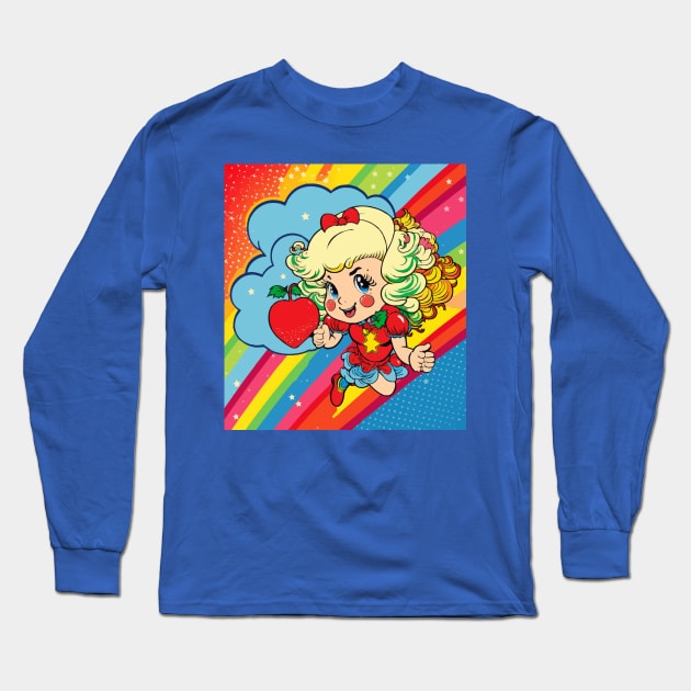 Vintage Rainbow Brite 80s Long Sleeve T-Shirt by kareemik